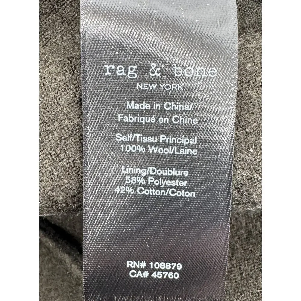 Rag & Bone Takisada Osaka Japanese Superfine Wool Slade Blazer Size 0 NWOT - Picture 6 of 9